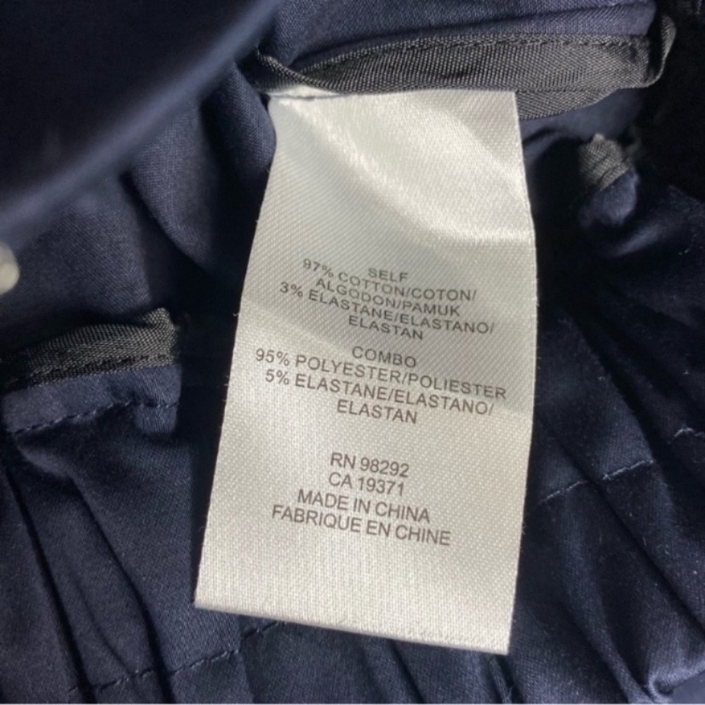 TIBI Mila Satin Bomber Jacket in Dark Navy - Picture 10 of 11